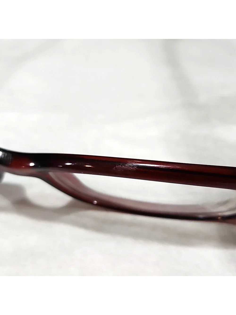Gucci GG3568 WH13 Large sz Red Rectangle Eyeglasses 53-14 140 Italy Read
